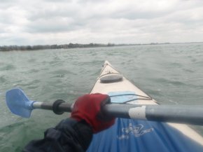 Kayak dans le golfe du Morbihan