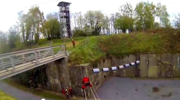 barchon parcours speleo - califourchon