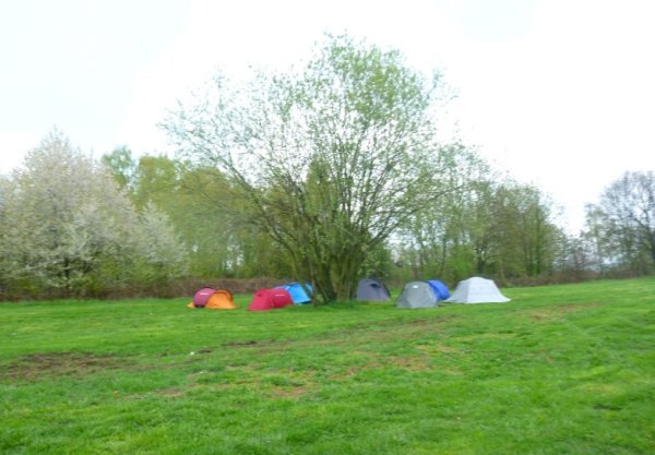 barchon parcours speleo - campement