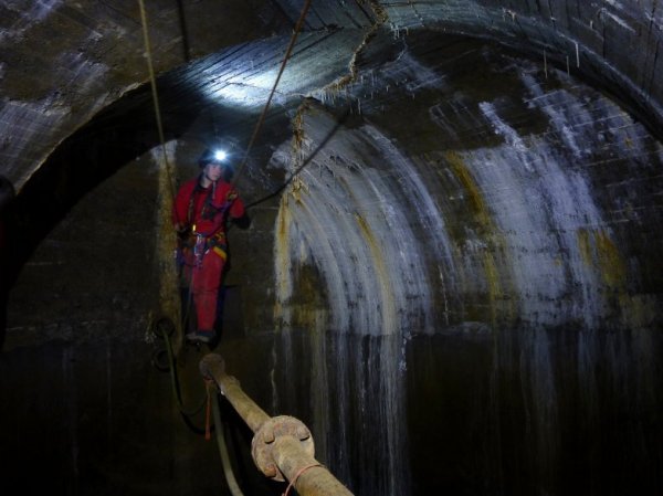 barchon parcours speleo - tuyau