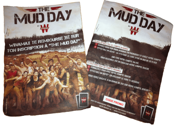 Flyer avec le code promo de 35€